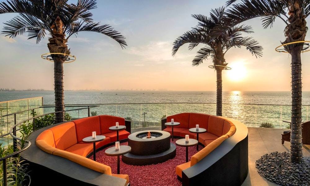 Sobe Rooftop group seating