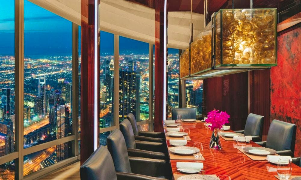 The most romantic private dining rooms in Dubai