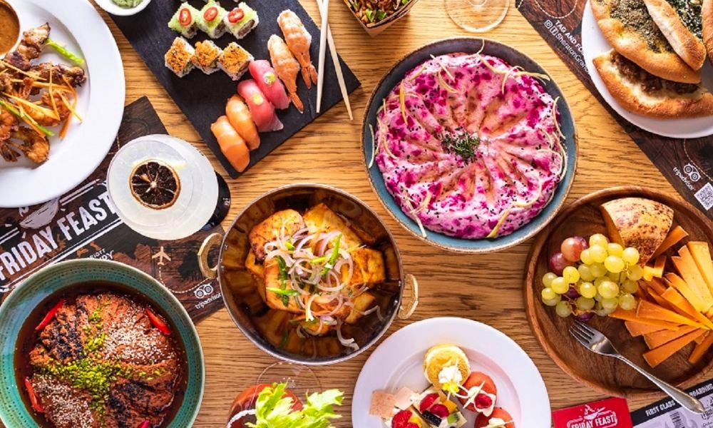 friday freast at sheraton grand hotel