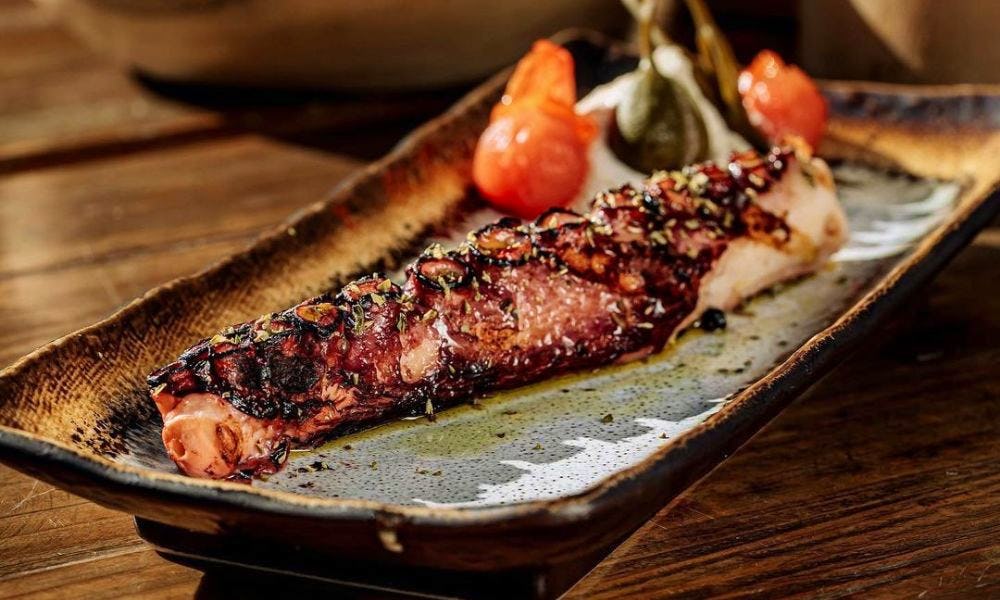 A delicious Greek meal at Anasa Dubai