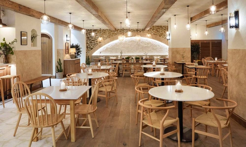 The taverna dining room 