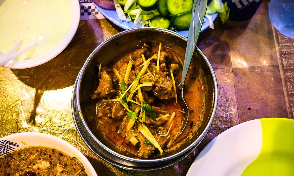 A Pakistani dish at Ravi Restaurant