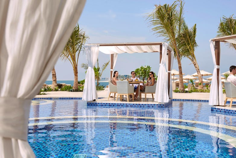 Pool Deck at Waldorf Astoria Dubai Palm Jumeirah