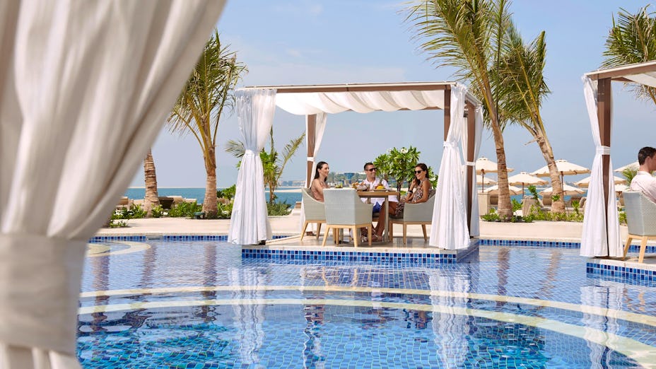 Pool Deck at Waldorf Astoria Dubai Palm Jumeirah